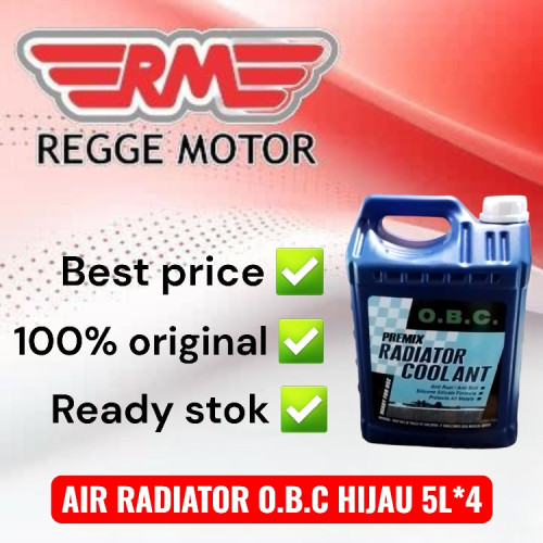 AIR RADIATOR OBC HIJAU 5L*4