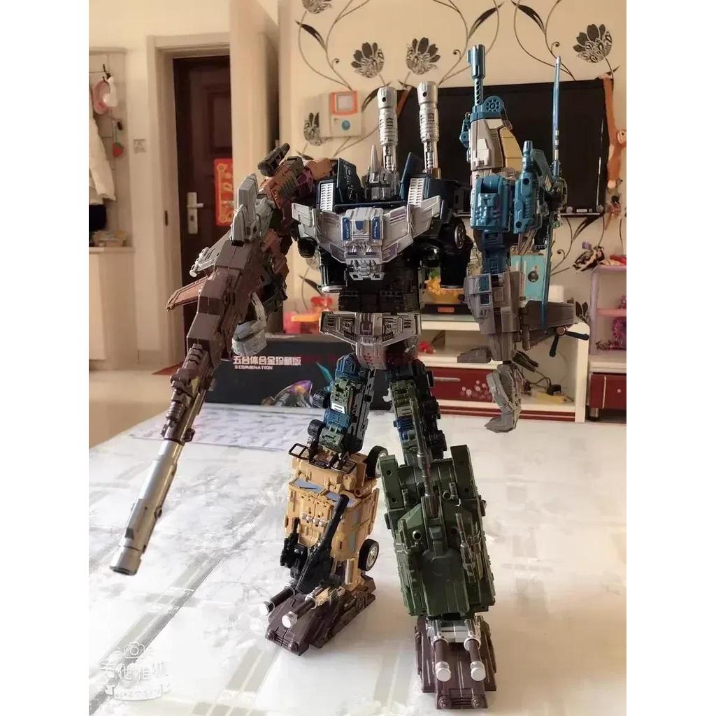 Jinbao Oversized Bruticus Warbotron Onslaught Brawl Swindle Blast Off Predaking Figure Transformatio