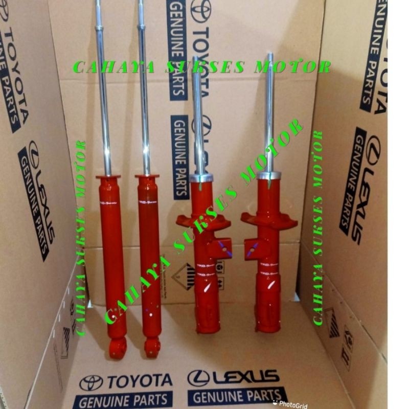 SHOCKBTEAKER TOYOTA AGYA TRD DEPAN BELAKANG