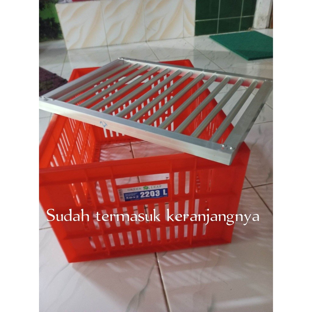 [ Promo ] || Keranjang sortir + Alat sortir ikan lele Alumunium Bak sortir Lele Konsumsi