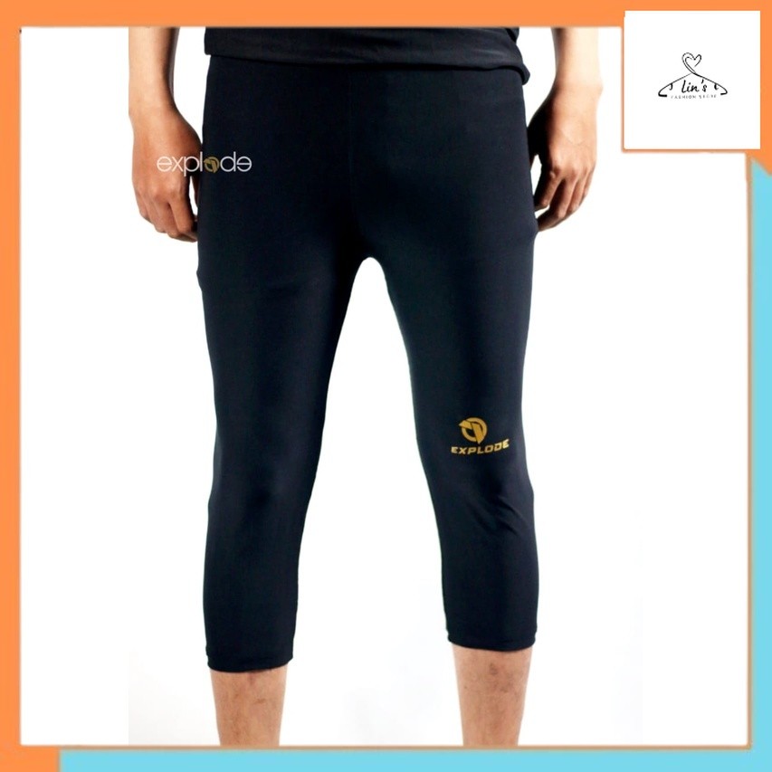 leging 3/4 / leging pria dan wanita / leging olahraga / celana plahraga Murah