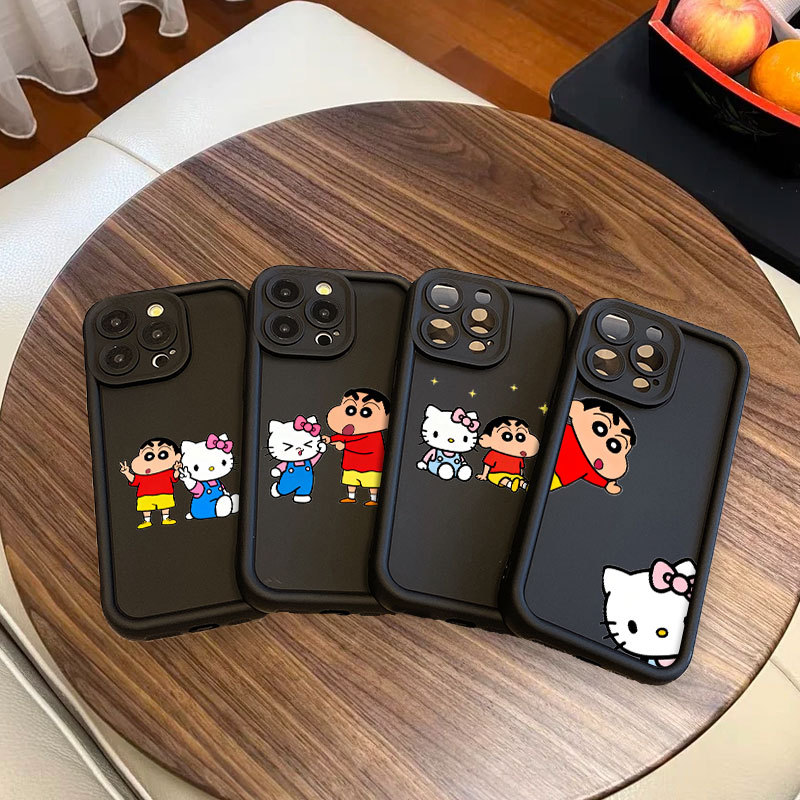 Case Casing hp iphone 12 PRO MAX 11 PRO MAX XS MAX XR X 7 8 Plus SE Model Kartun Lucu Case Casing