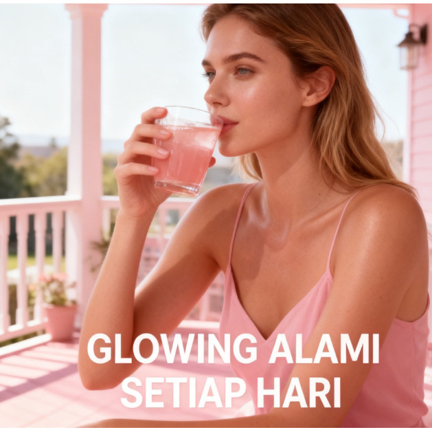 Bushaid Natural Tanning Drink 50 ml - Minuman Pencerah Kulit dengan Rasa Semangka & Ekstrak Herbal C