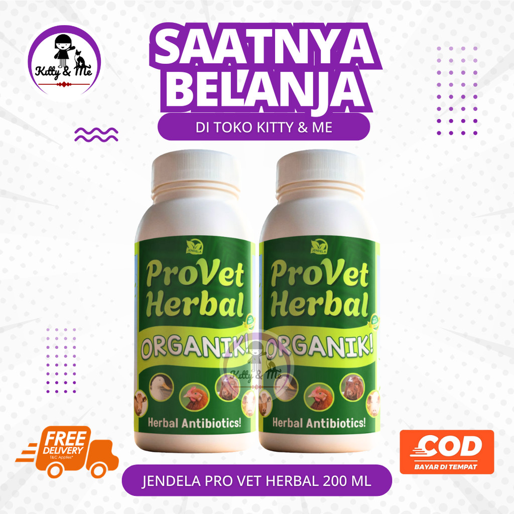 JENDELA PRO VET HERBAL 200 ML - Growth Promotor Vitamin Ecovet