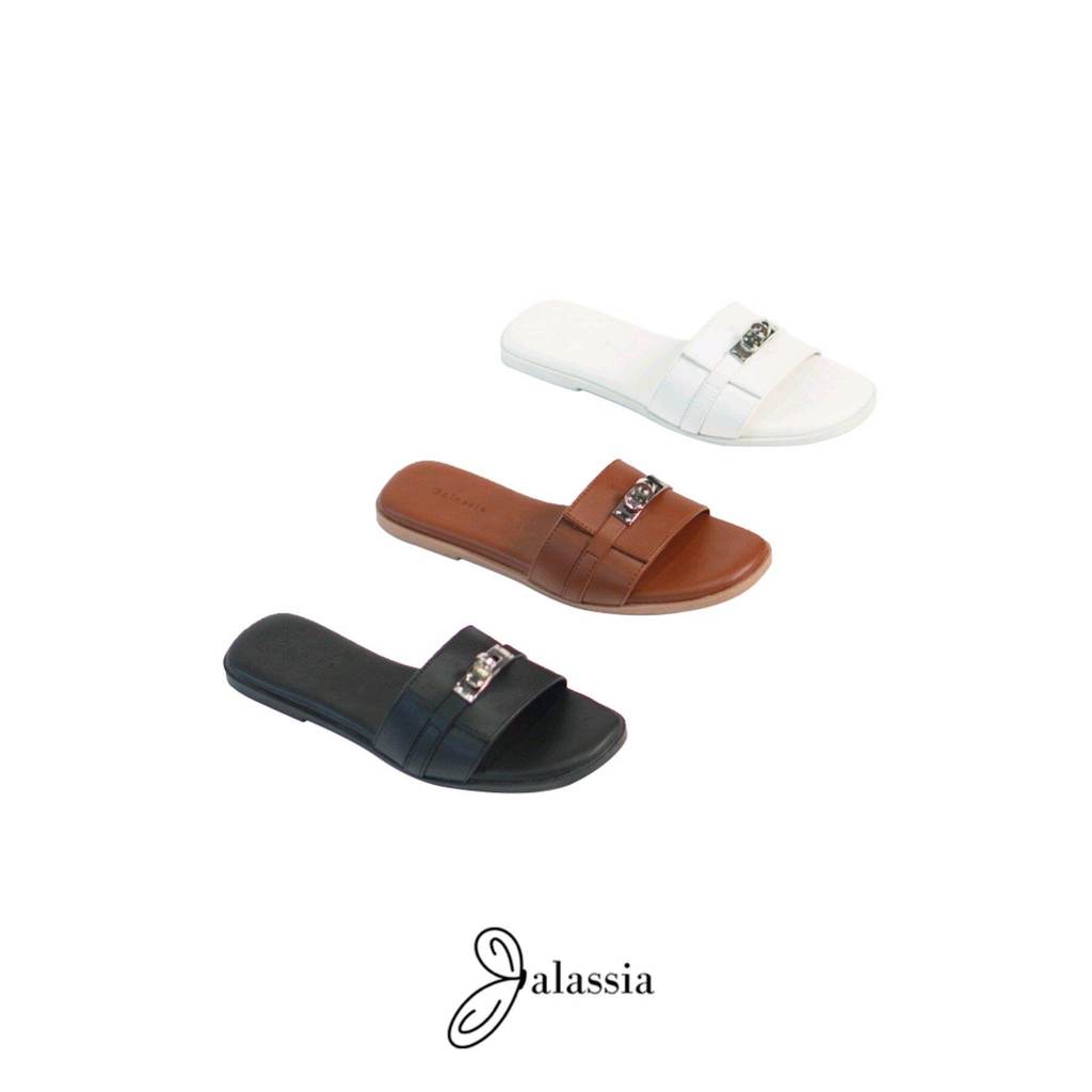 Galassia Mercure -  Sandal Flat Wanita Selop - sendal teplek wanita - sendal wanita - sandal wanita 