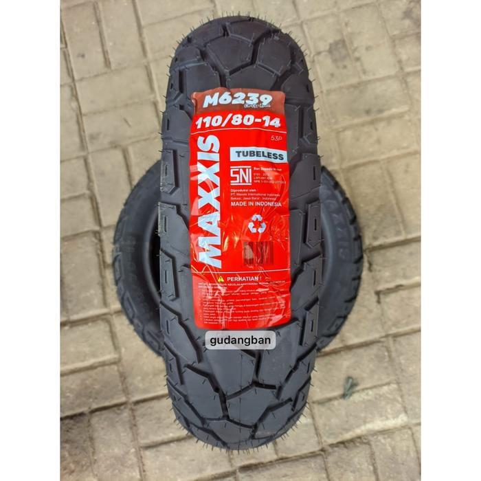 Ban Dual Puose MAXXIS M6239 M6240 110/80-14 dan 130/70-13 ADV - 110/80-14
