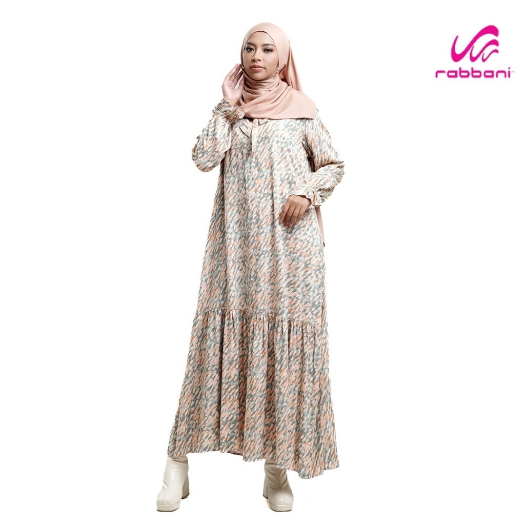 Rabbani X MOT Gamis Dress Airin Ainaya - Rabbani ori