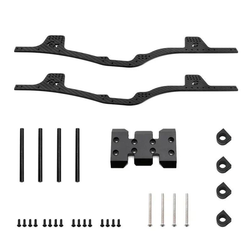 Carbon Fiber assis Kit Frame Girder for 1/10 RC Crawler Axial SCX10 & SCX10 II 90046 Upgrade Parts