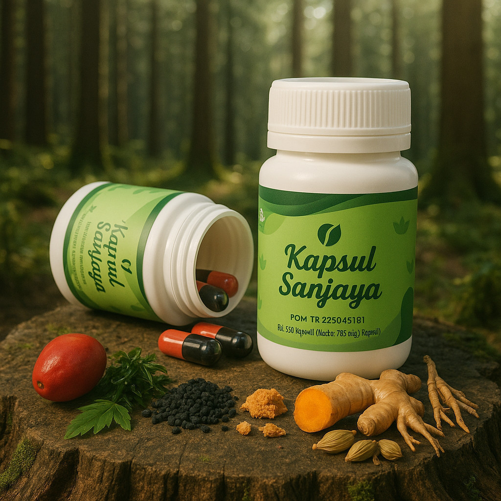 Sanjaya Obat Herbal Isi 84 Kapsul – Membantu  Redakan Nyeri Otot, Kram & Kesemutan | Herbal Alami, 1