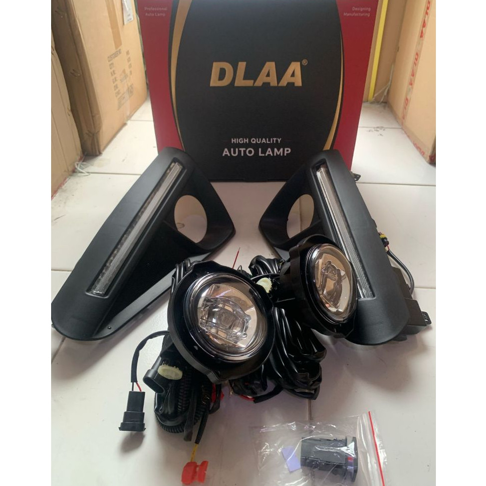 Foglamp LED + DRL DLAA Daihatsu All New Terios 2023-2025 / Lampu Kabut & Daylight Running Light Full