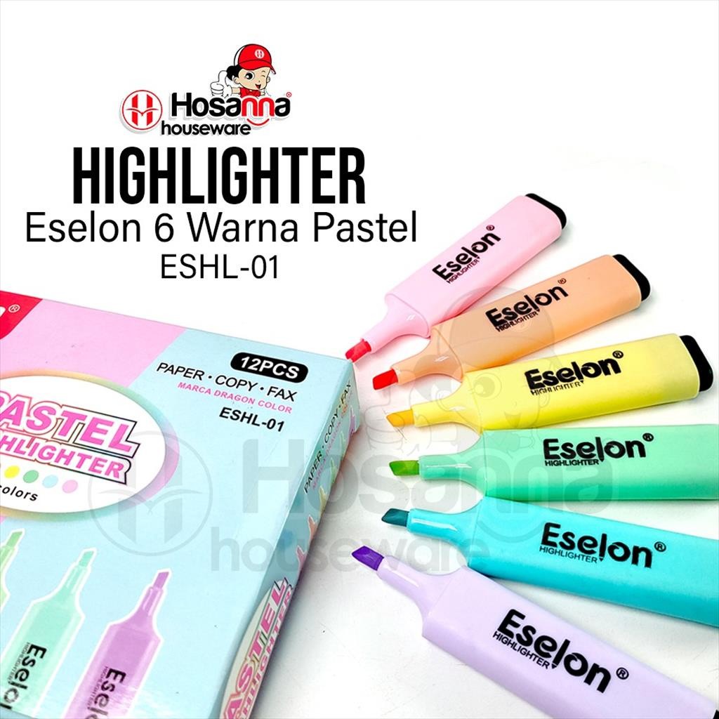 Stabilo / 12pcs Stabilo  Pastel / Highlighter / Stabilo Eselon