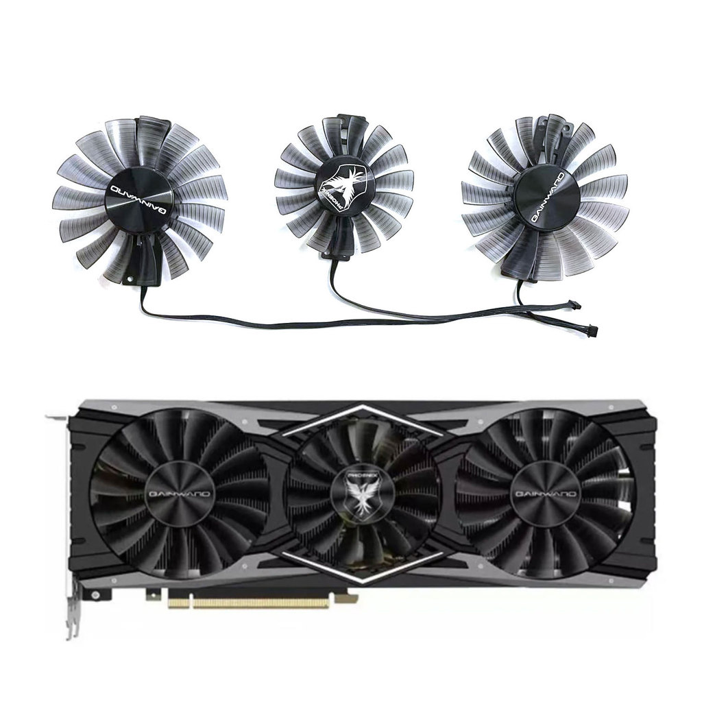 Original new GAINWARD RTX2080TI EMTEK RTX 2080 TI PHOENIX videokaart fans 4PIN 88MM FD9015U12S RTX 2