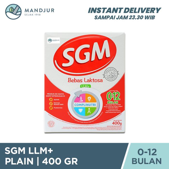 SGM LLM+ Susu Formula Bayi Bebas Laktosa 400 Gr