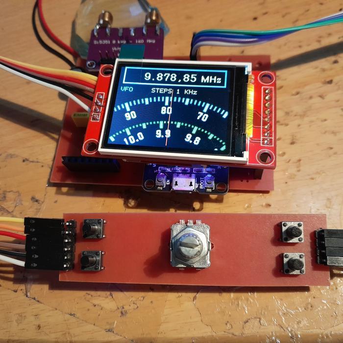 PCB Arduino ESP32 BITX VFO DDS SI5351 TFT SPI 1.8" - 3.5" BEST