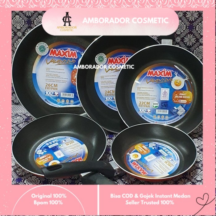 Kuali teflon maxim /kuali anti lengket / kuali dadar telur