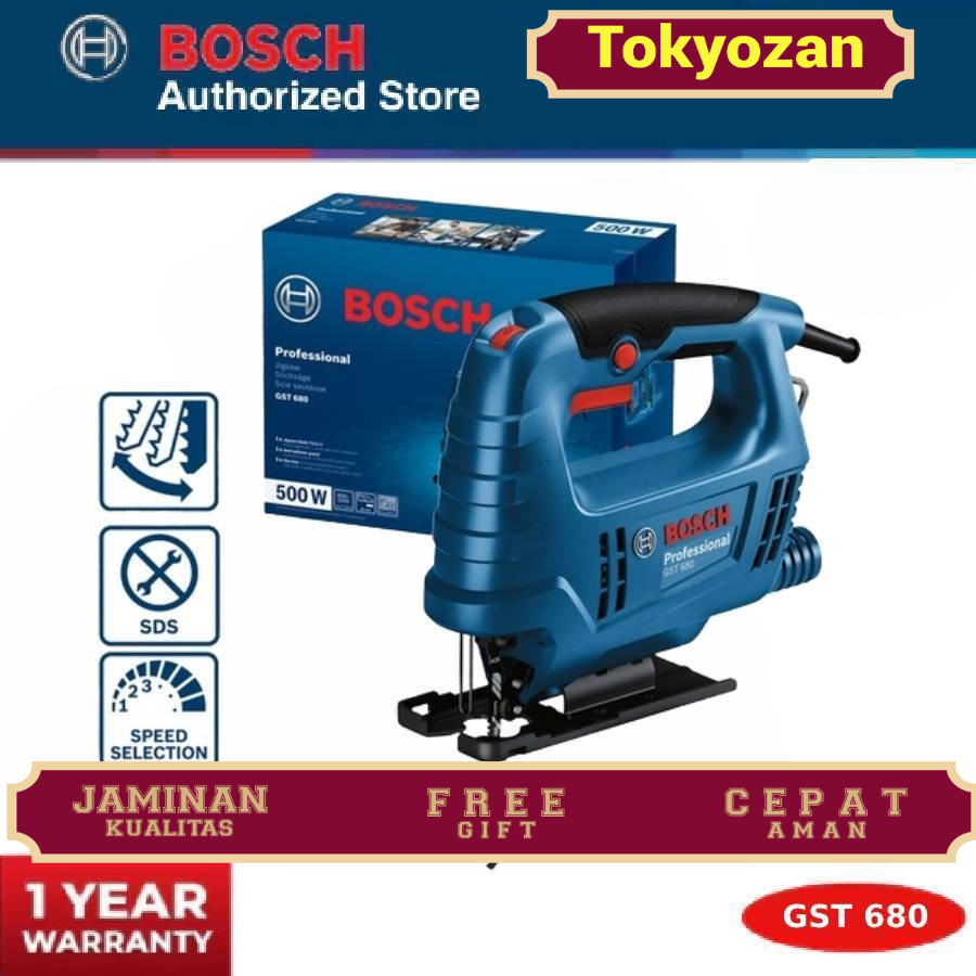 Bosch GST 680 / Jigsaw Listrik / Gergaji Listrik