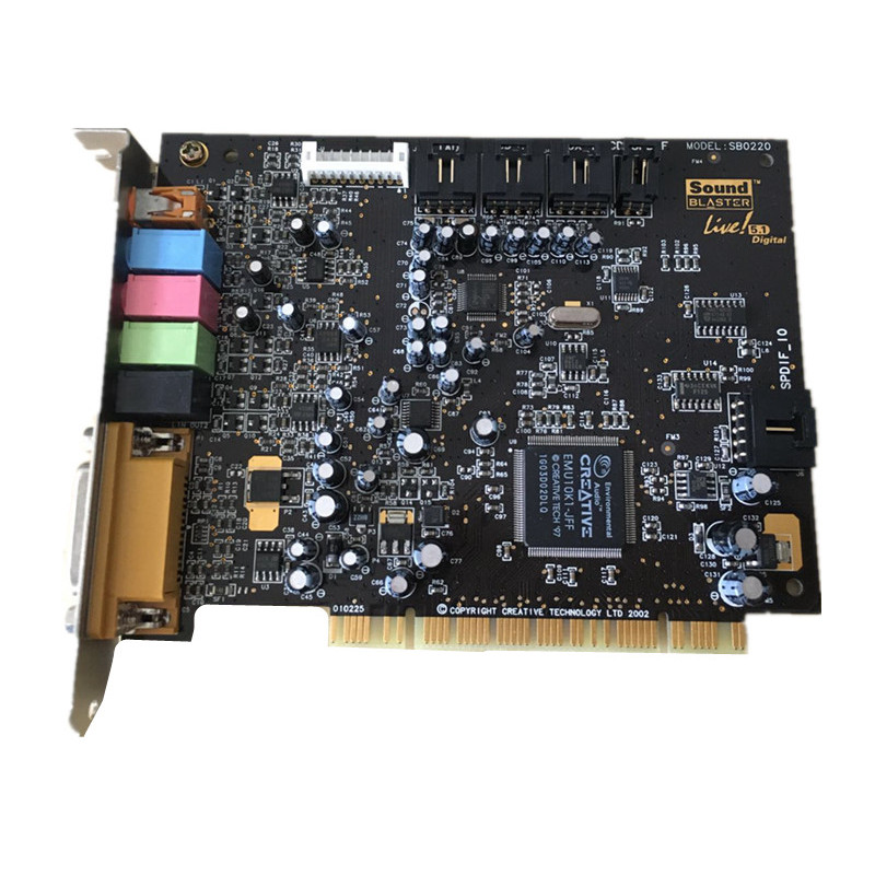 Original Creative SB Live51 sound card SB0220 sound card support KX drive, K song debugging for XP