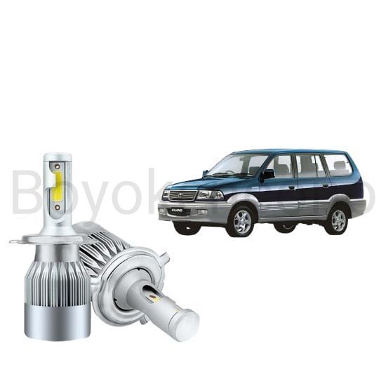 2pcs Lampu Utama LED H4 COB 36Watt Mobil Toyota kijang kapsul LGX LSX KRISTA 1997 2004 Byk