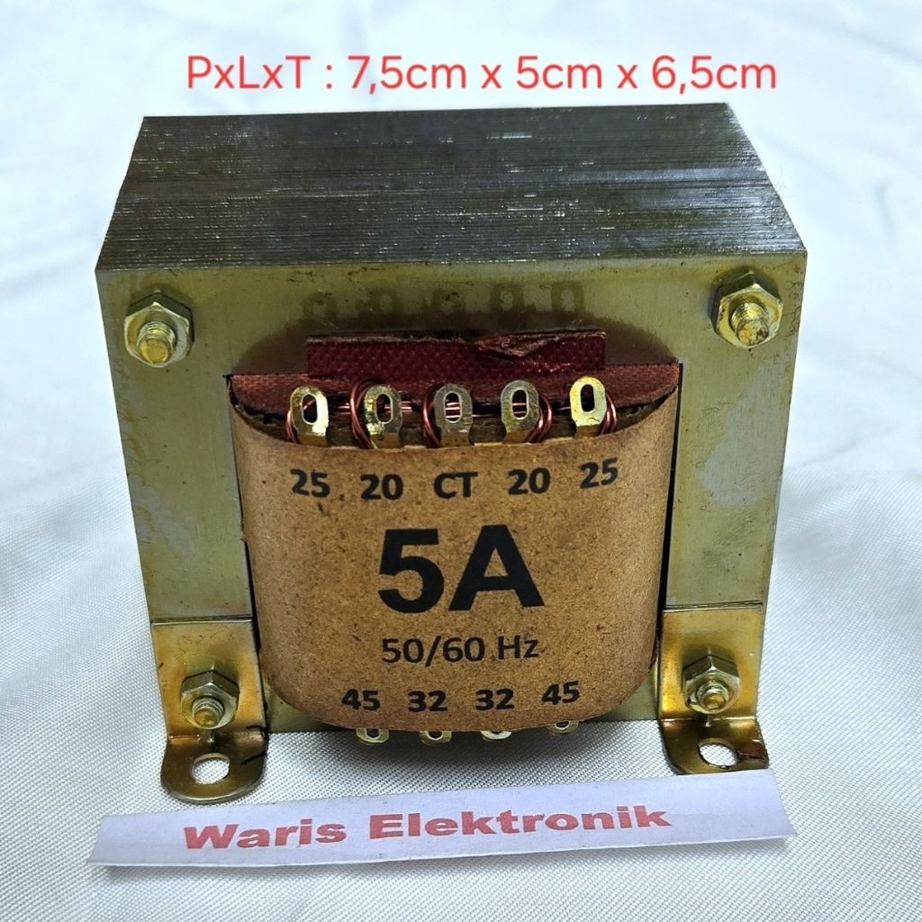 Trafo 5A CT 45V RM Travo 5 Ampere