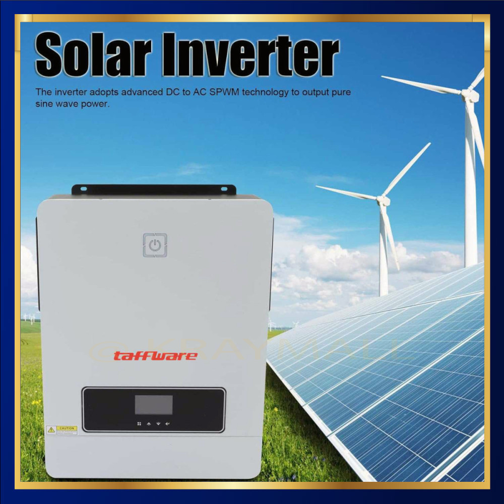 Taffware Inverter Solar Controller Hybrid DC 48V to AC 230V 10200W - MAX-10.2KW