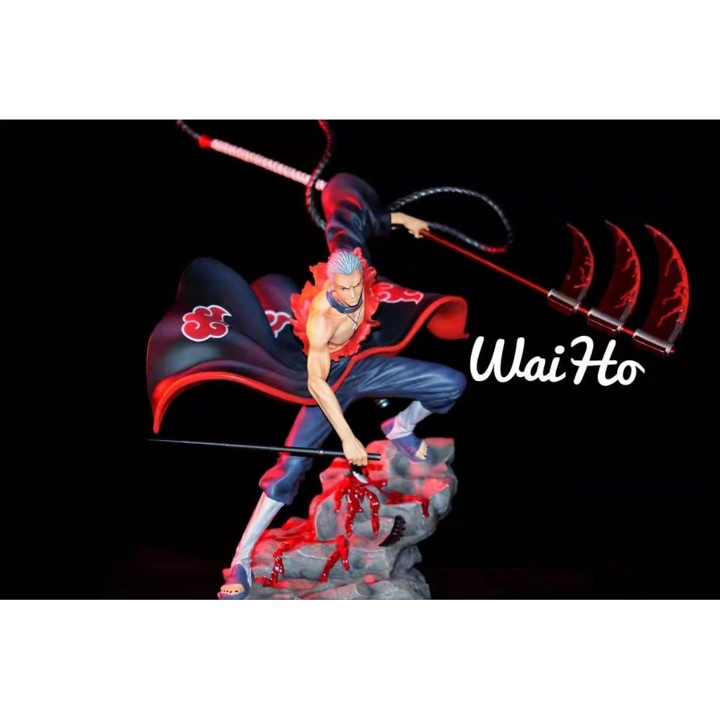 BARU Action Figur Hidan Akatsuki Blood Technique Battle Clouds Studio Ver Naruto Figures Pvc