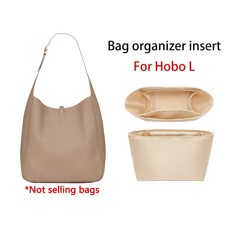 Bag organizer insert for YSL hobo L nylon storage durable bag support storage inner modification bag