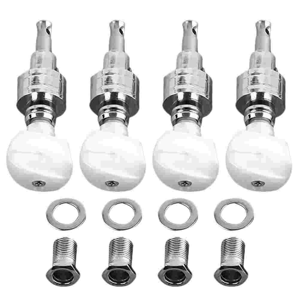4 Pcs Banjo Machine Head Metal Tuning Pegs Banjo Machine Head String Key Parts Accessories Guitar tr