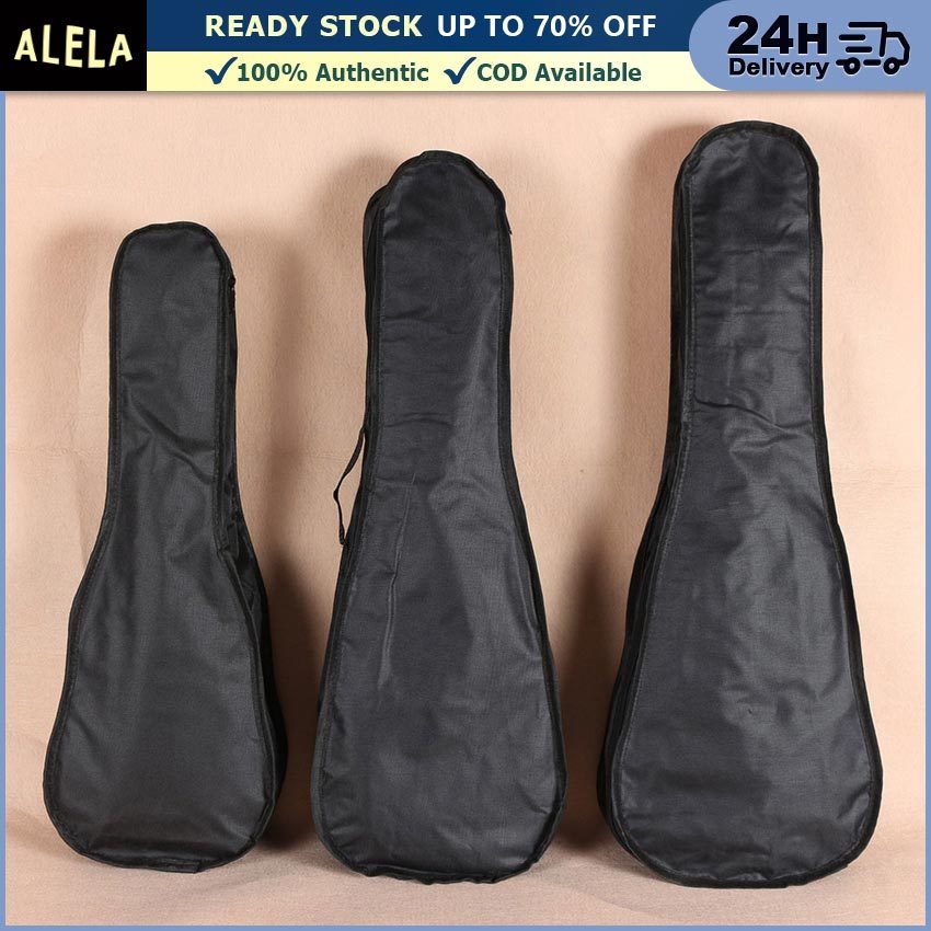 Tas Ukulele 21 23 26 Inch Softcase Ukulele Bag Tempat Gitar Akustik Ukuran Jumbo, Klasik/Pemula, Jun