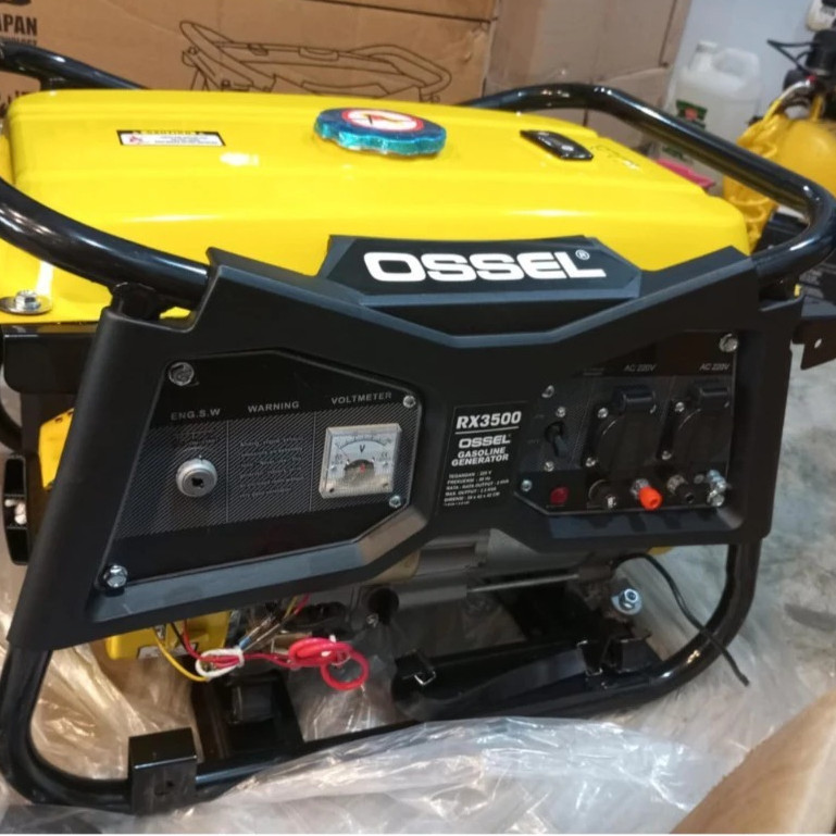 OSSEL Generator Listrik 2000 Watt Double Stater Genset 2000 Watt RX 3500 OSSEL