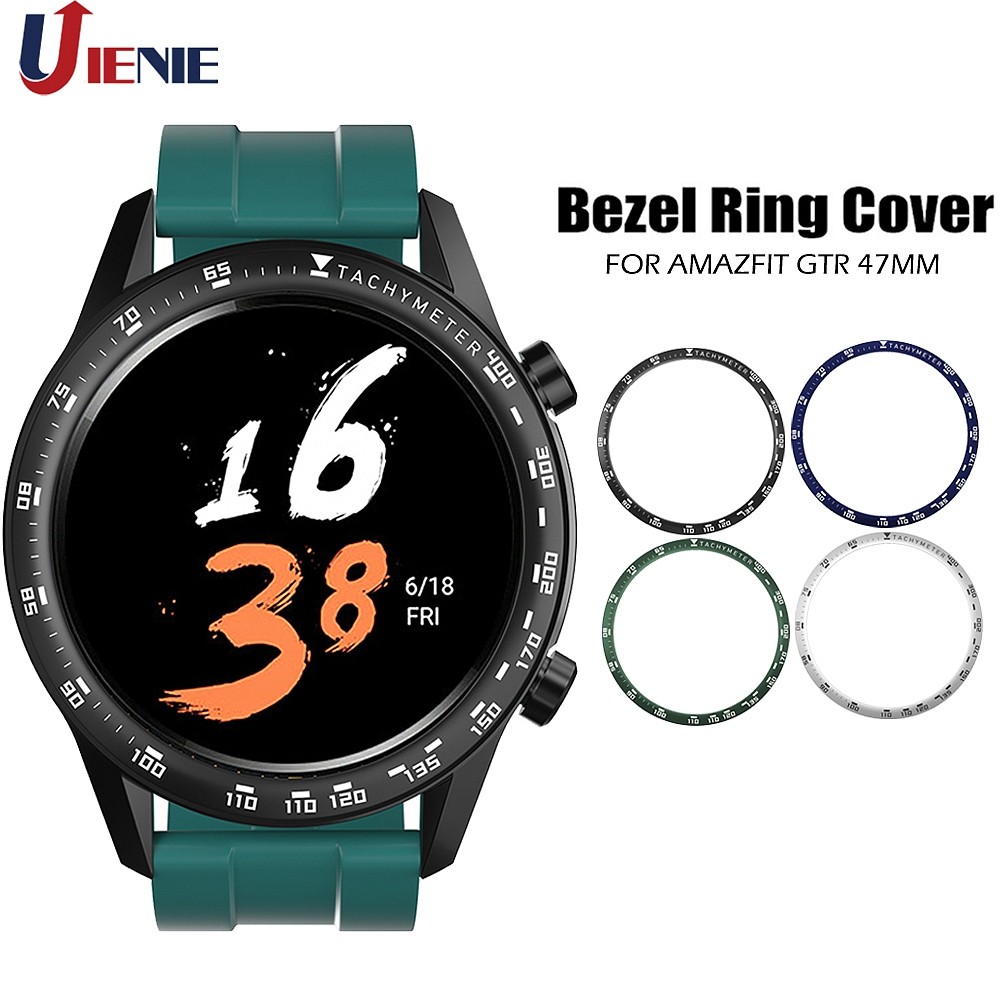 Bezel Ring Cover Case for Xiaomi Amazfit GTR 47MM Metal Outer Edge Protection Cases Bezel Styling Fr