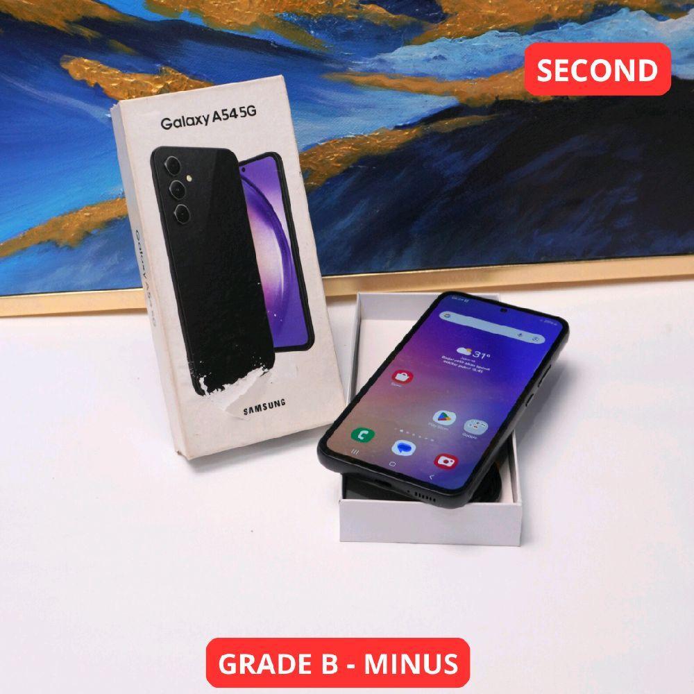 SAMSUNG A54 8/256 GB (5G) GRADE B - MINUS HP SECOND ORIGINAL SINAR MUTIARA CELL (65169)