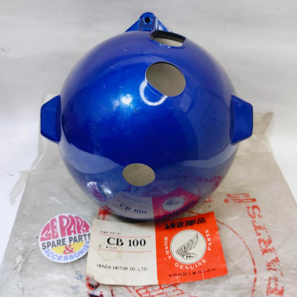 [3E Parts & Acc]  Batok lampu depan CB100 CB 100 90Z Biru Ori Japan  Barang Langka