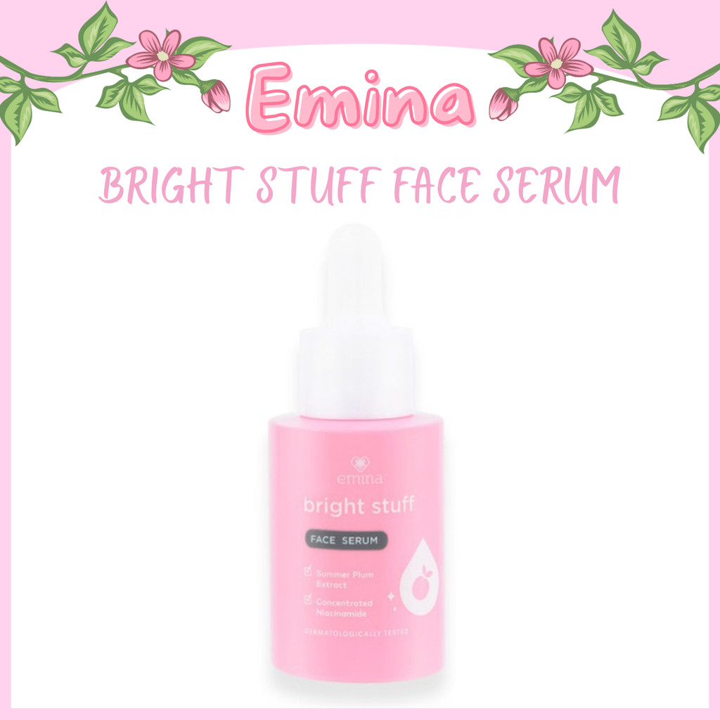 Emina Bright Stuff Face Serum/Serum Wajah Cerah Glowing