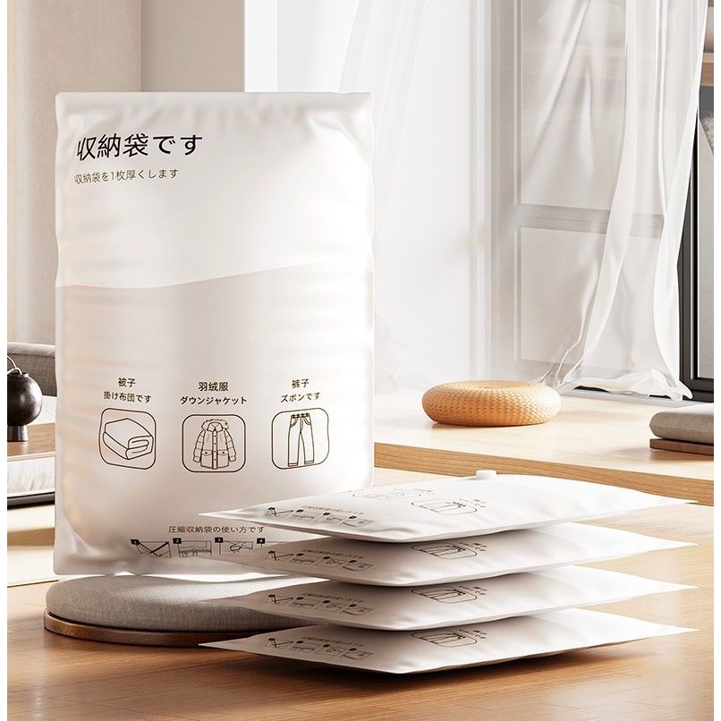 Vacum Plastik Bag Pakaian Selimut Bantal