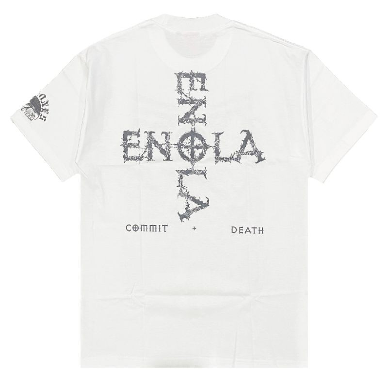 HOT Tshirt ENOLA - COMMIT DEATH White | Enola Official Merchandise