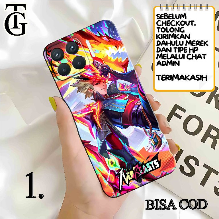 CASING SILIKON PREMIUM MOTIF HERO SKIN NEOBEAST  MOBILE LEGENDS ML UNTUK FOR OPPO A3X A60 A3 PRO 5G 