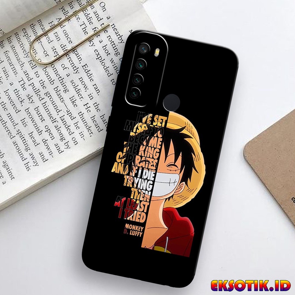 Case REDMI NOTE 8 -  - Casing REDMI NOTE 8 - Fashion Case - LUFFY - Skin Handphone - Silikon REDMI N