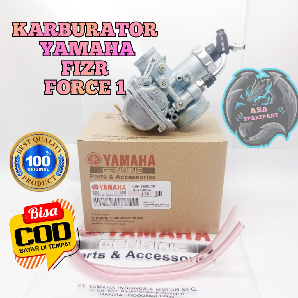 Karburator 4wh asli original Motor yamaha fizr , f1zr , force 1 , Sigma , Alfa karbu karbulator Kabi