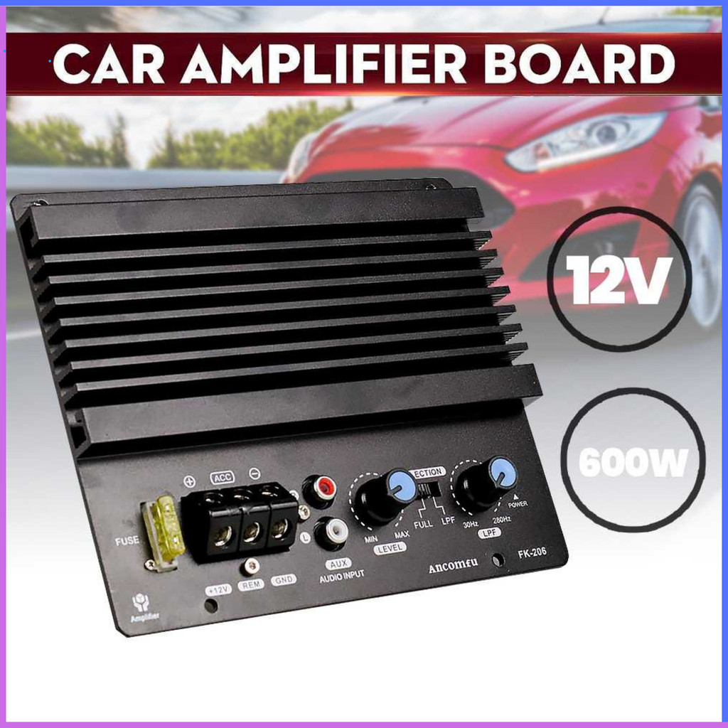 CL COD Ancomfu Mono Car Audio Amplifier Board Player Bass Subwoofer 600W  FK 206 / amplifier mobil s
