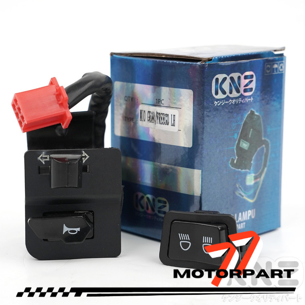 HOLDER KIRI MIO GEAR / FREEGO (DIMMER + KARET DUDUKAN) (B5D) KNZ
