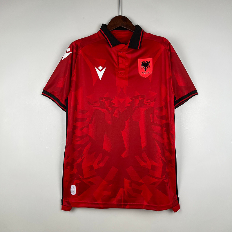 Jersey 2023 Albania Home A-683 T shirt pria
