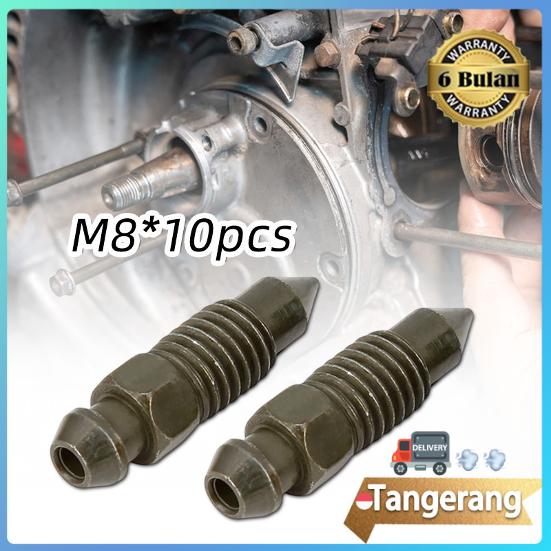 10pcs Onderdil Baut Nepel Angin M8 / Nepel Angin M8/ Baut Setelan Angin