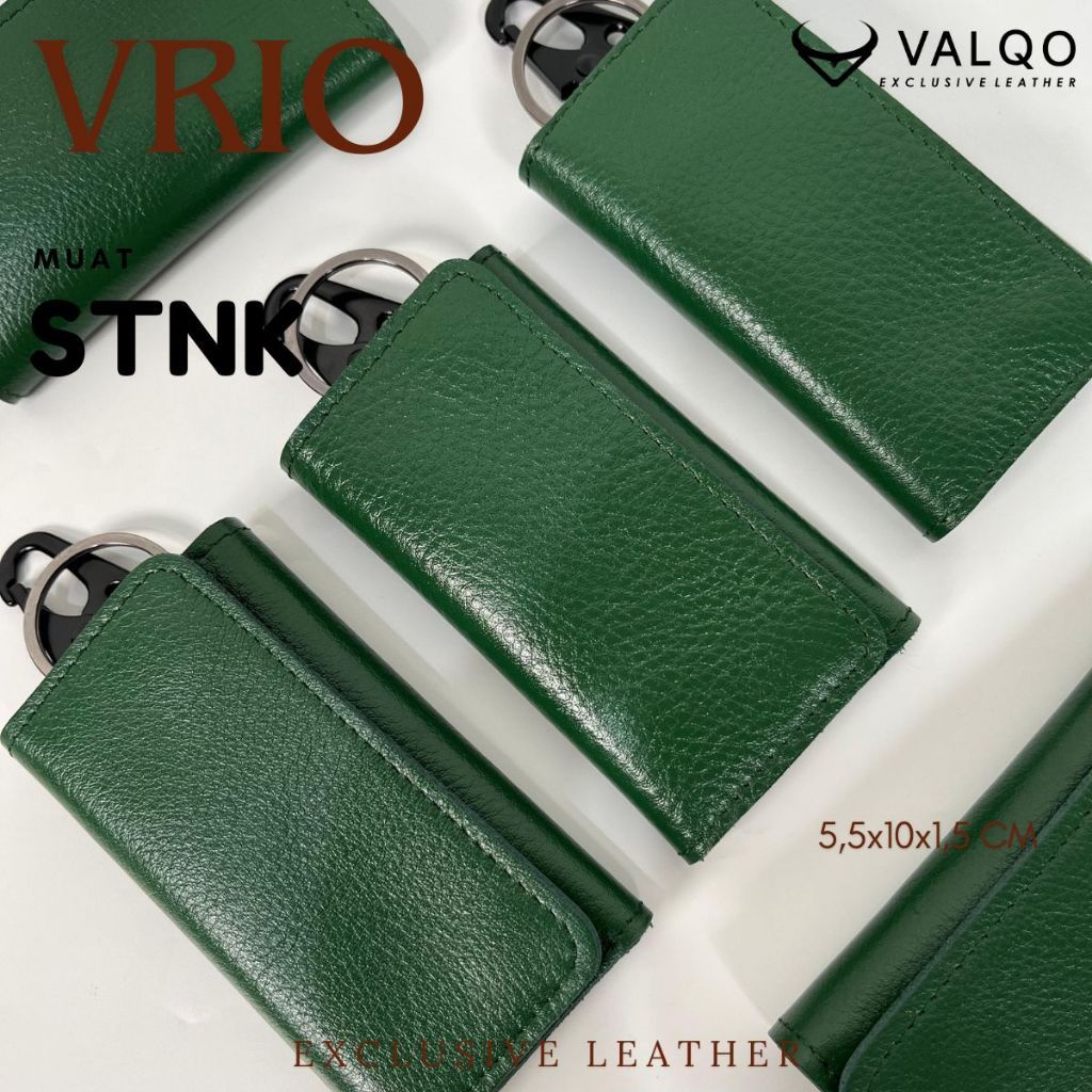 VALQO VRIO MR Gantungan kunci kulit sapi Dompet STNK untuk Mobil Motor Yamaha Honda Suzuki Nissan Wu