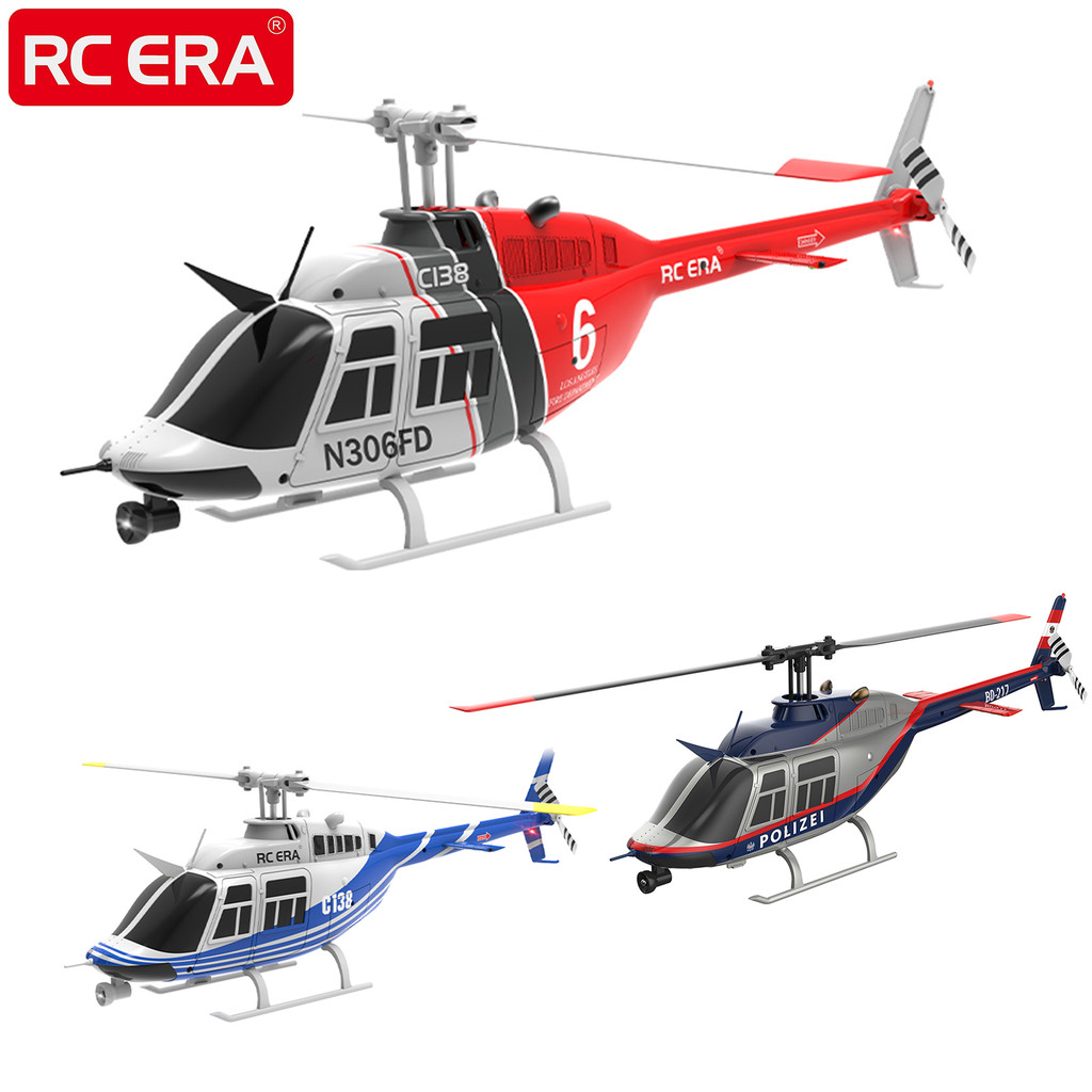 RC ERA C138 BELL 206 Jet Ranger 6axis Gyro Stabilized Altitude Hold 4ch RC Helicopter Aircraft Hobby