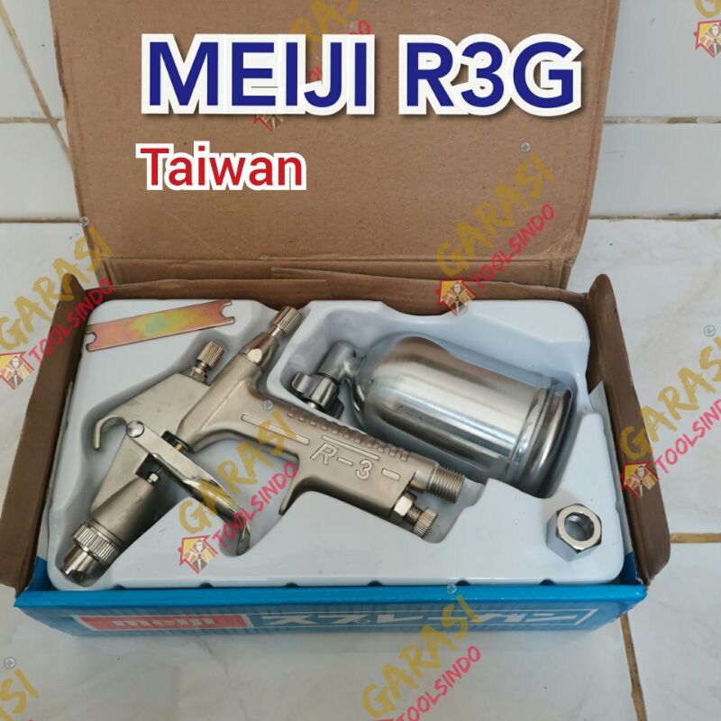 spray gun MEIJI R3 G tabung atas taiwan alat cat semprot kompresor