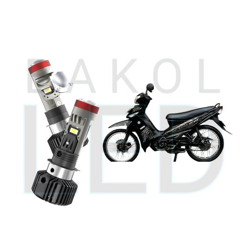 1pcs Lampu depan LED H6 BiLED High power Kipas motor Yamaha VEGA ZR BL