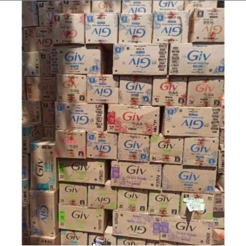 GIV Sabun Mandi Batangan 1 Dus isi 72 pcs @76 Gram