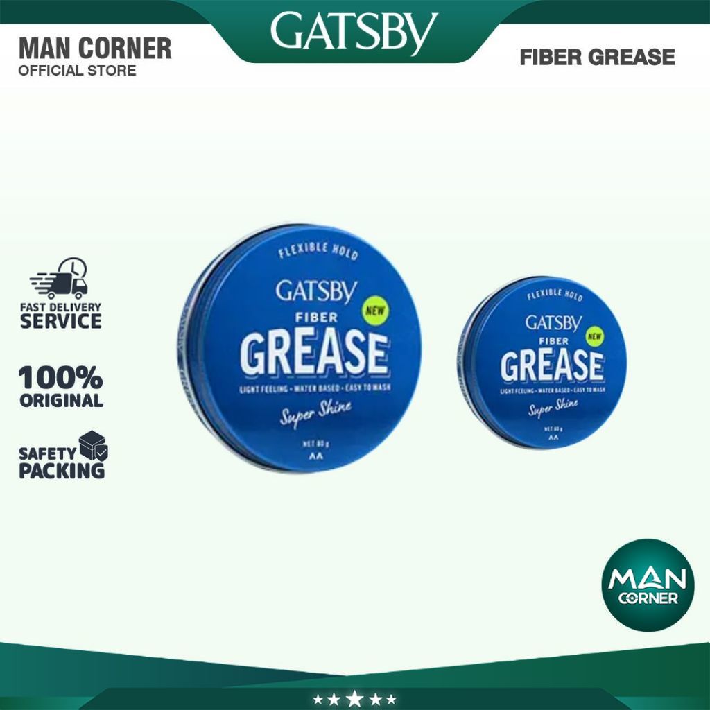 GATSBY Fiber Grease 80gr - 33gr | Man Corner