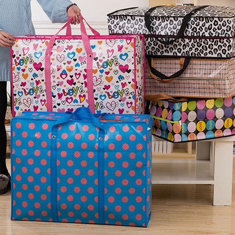 6579  Tas Belanja Ukuran Besar / Tas Travel Serbaguna  / Tas Karung Besar / Tas Laundry Lipat