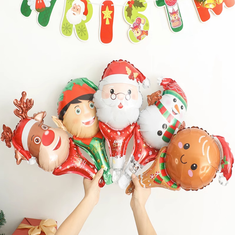 6030 Balon Natal Dekorasi / Balon Natal Foil / Balon Christmas Hias / Balon Natal / Balon Karakter N